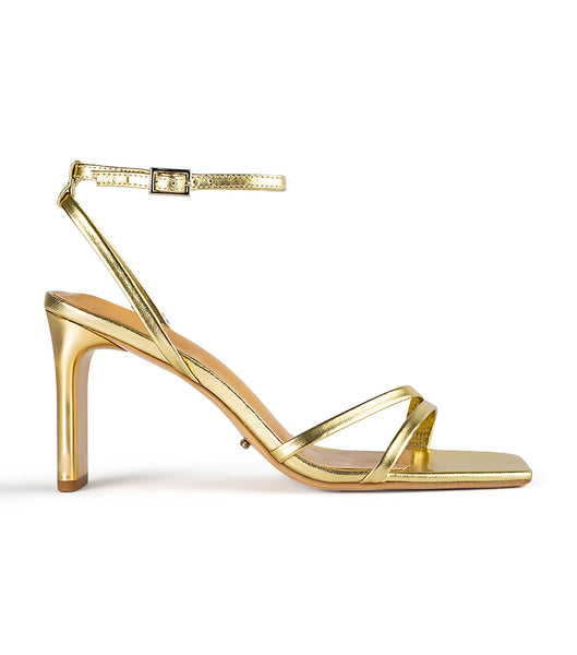 Tony Bianco Corso Gold Nappa Metallic 8.5cm ストラップヒール ゴールド メタリック | SJPNY22268