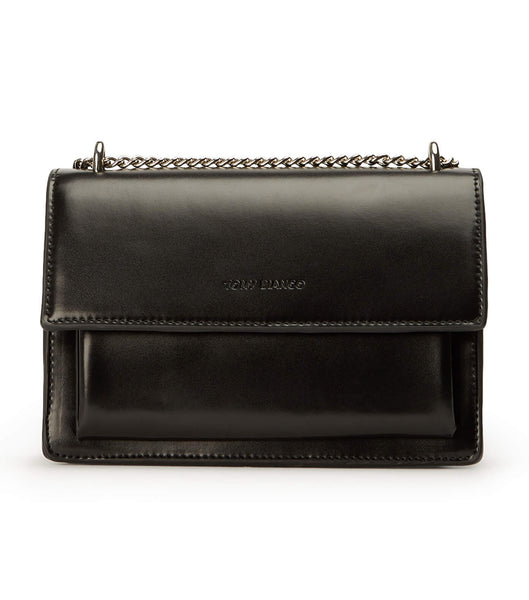 Tony Bianco Desire Black レザー Cross Body Bag アクセサリー 黒 | TJPPQ46201