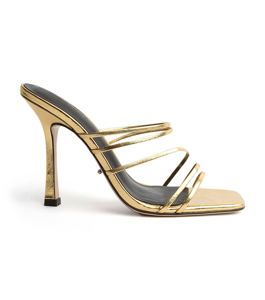 Tony Bianco Foxie Gold Foil 10.5cm スティレットヒール ゴールド | JPXBR22962