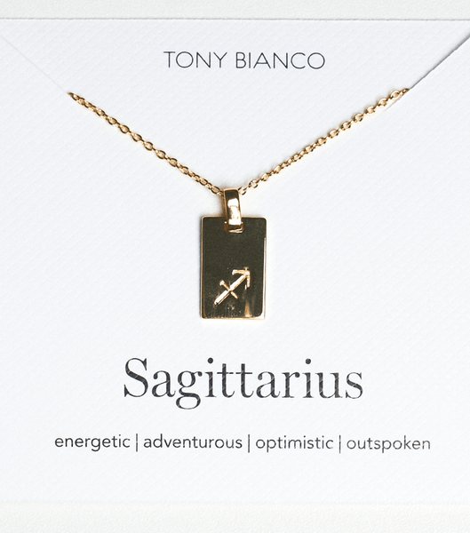 Tony Bianco Gold Sagittarius Zodiac Necklace アクセサリー ゴールド | ZJPMJ20118