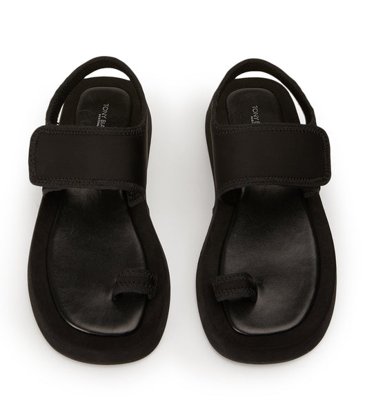 Tony Bianco Iso Black Neoprene 3.5cm サンダル 黒 | AJPWC94998