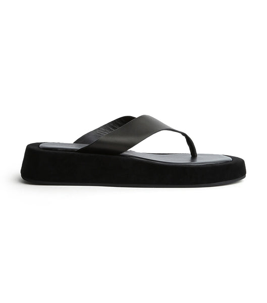 Tony Bianco Ives Black Como 3.5cm スライドサンダル 黒 | JPEAH37448