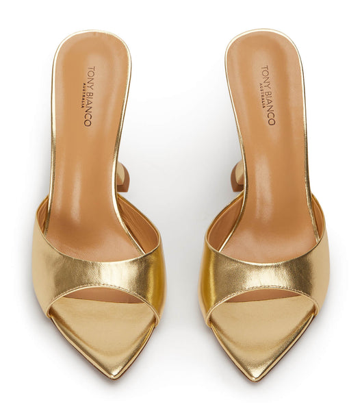 Tony Bianco Marcel Gold Nappa Metallic 10.5cm イベントヒール ゴールド メタリック | XJPBH45748