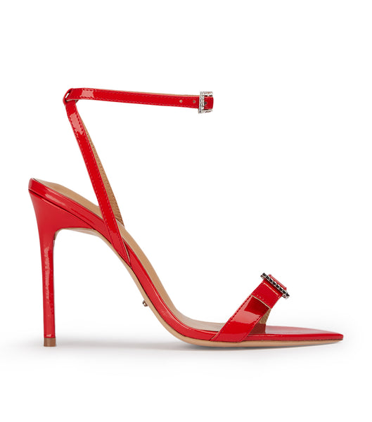 Tony Bianco Mopsy Scarlet パテント 10.5cm スティレットヒール 深い赤 | JPXBR34432