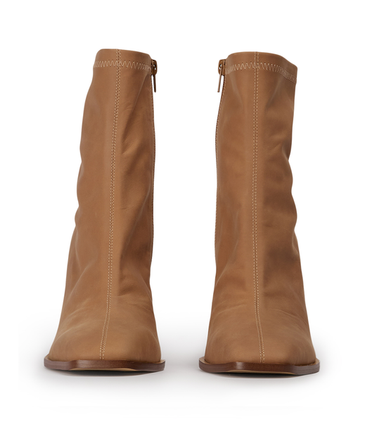 Tony Bianco Rover Caramel Diesel 8.5cm ストレッチブーツ ブラウン | QJPWA11023