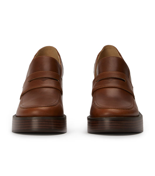 Tony Bianco Taranto Cognac 9cm 厚底シューズ ブラウン | TJPPQ85913