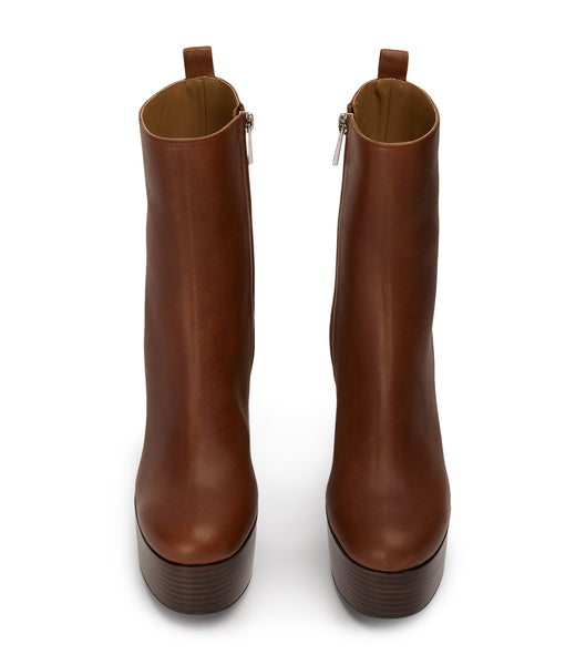 Tony Bianco Tyra Cognac 12cm ヒールブーツ ブラウン | ZJPMJ52447