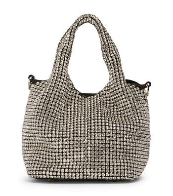 Tony Bianco Angie Clear Crystal Mini Handbags アクセサリー シルバー | SJPNY54103