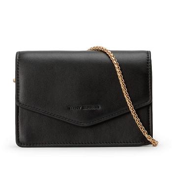 Tony Bianco Dayna Black レザー Cross Body Bag アクセサリー 黒 | JPJBT76601