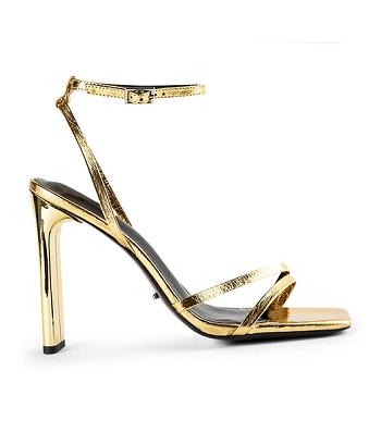 Tony Bianco Fiance Gold Foil 11cm イベントヒール ゴールド | PJPER35909