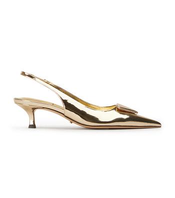 Tony Bianco Kimmy Gold Shine 4.5cm パンプス ゴールド | QJPWA55780