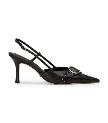 Tony Bianco Sadie Black Como 8cm ローヒール 黒 | BJPSO72211