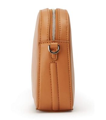 Tony Bianco Woodstoc Tan レザー Cross Body Bag アクセサリー ブラウン | JPXBR31217